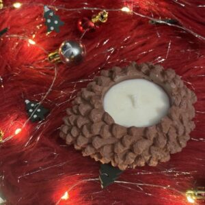 Δοχείο πορσελάνης κουκουνάρι - Image 3