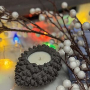 Δοχείο πορσελάνης κουκουνάρι - Image 9