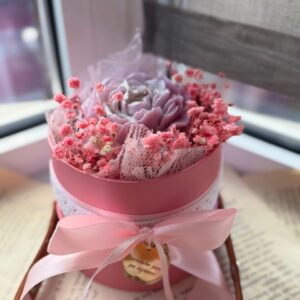 Κέρινη σύνθεση με παιώνια - Image 8