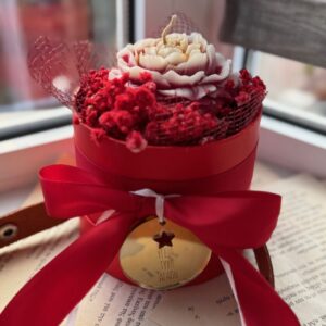 Κέρινη σύνθεση με παιώνια - Image 6