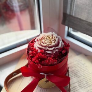 Κέρινη σύνθεση με παιώνια - Image 7