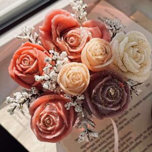 Κέρινη σύνθεση σε γυάλινο δοχείο - Image 6