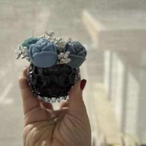 Mini κέρινη σύνθεση σε γυάλινο βαζάκι - Image 8