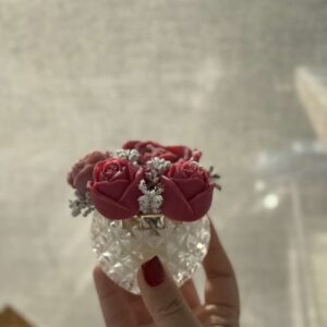 Mini κέρινη σύνθεση σε γυάλινο βαζάκι - Image 6