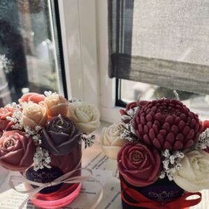 Κέρινη σύνθεση σε γυάλινο δοχείο - Image 7