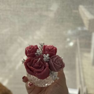 Mini κέρινη σύνθεση σε γυάλινο βαζάκι - Image 10