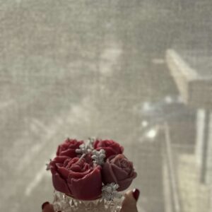 Mini κέρινη σύνθεση σε γυάλινο βαζάκι - Image 11