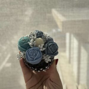 Mini κέρινη σύνθεση σε γυάλινο βαζάκι - Image 5