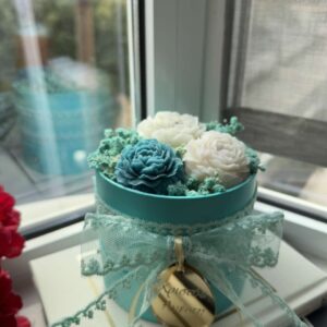 Κέρινη σύνθεση με παιώνιες - Image 9