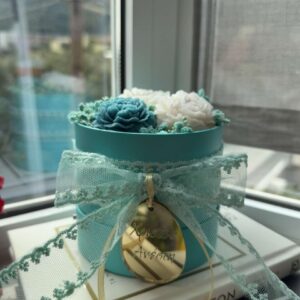 Κέρινη σύνθεση με παιώνιες - Image 10