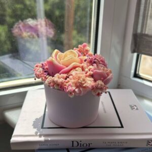 Pink rose bouquet - Image 5