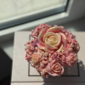 Pink rose bouquet - Image 4
