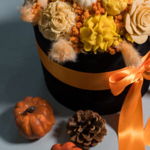 Autumn Bloom Box- Φθινοπωρινή κέρινη σύνθεση - Image 3