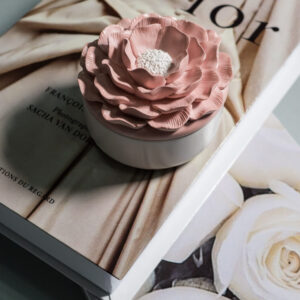 Pink Blossom-Κερί σε δοχείο παιώνια - Image 3