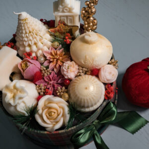 Gingerbread Dream – Χριστουγεννιάτικη Κέρινη Σύνθεση - Image 3