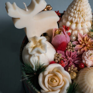 Gingerbread Dream – Χριστουγεννιάτικη Κέρινη Σύνθεση - Image 5