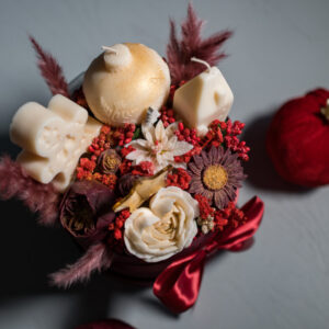 Melomakarono Bliss – Χριστουγεννιάτικη Μπορντό Σύνθεση - Image 4