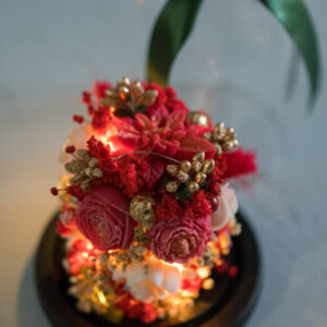 Crimson Elegance – Αρωματική Κέρινη Σύνθεση Πολυτελείας σε καμπάνα - Image 5