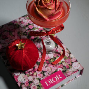 Velour Rose - Γιορτινό κερί Τριαντάφυλλο - Image 5