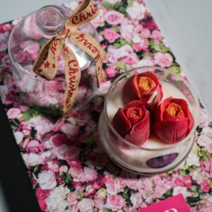 Tulip Bloom Candle - Κερί σε φοντανιέρα με τουλίπες - Image 4