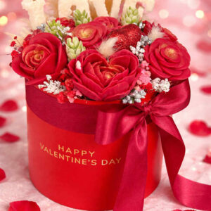 Valentine's Love Bouquet- Αρωματική κέρινη σύνθεση για τον Άγιο Βαλεντίνο