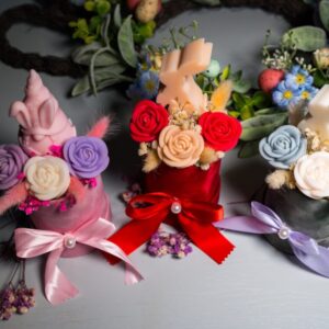 Κέρινη σύνθεση Easter Blossom Bunny - Image 10