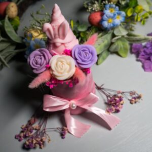 Κέρινη σύνθεση Easter Blossom Bunny - Image 7