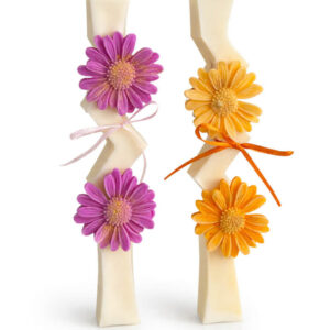 Daisy Twist – Αρωματική Λαμπάδα Ζιγκ Ζαγκ με Μαργαρίτες