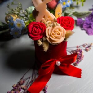 Κέρινη σύνθεση Easter Blossom Bunny - Image 4