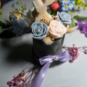 Κέρινη σύνθεση Easter Blossom Bunny - Image 13