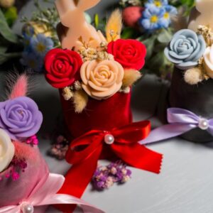 Κέρινη σύνθεση Easter Blossom Bunny - Image 9