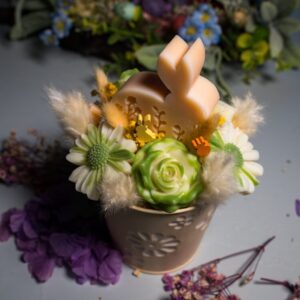 Κέρινη Πασχαλινή σύνθεση- Easter Blossom Harmony - Image 5