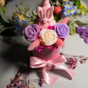 Κέρινη σύνθεση Easter Blossom Bunny - Image 8