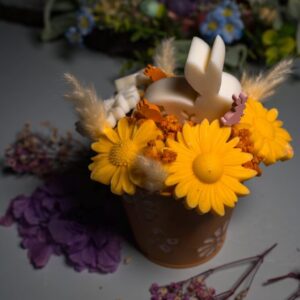 Κέρινη Πασχαλινή σύνθεση- Easter Blossom Harmony - Image 12