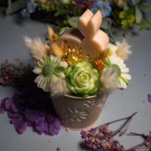 Κέρινη Πασχαλινή σύνθεση- Easter Blossom Harmony - Image 4