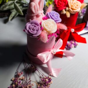 Κέρινη σύνθεση Easter Blossom Bunny - Image 11