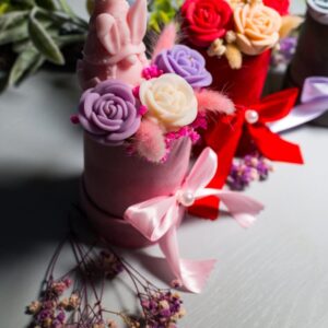 Κέρινη σύνθεση Easter Blossom Bunny - Image 12